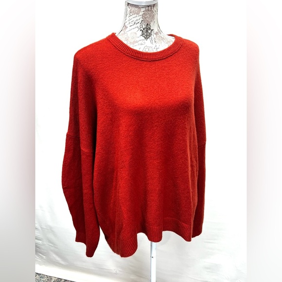TREASURE & BOND Rust red crew neck sweater size 2X - Picture 8 of 12